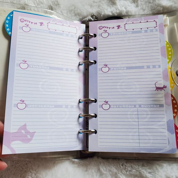 Student Planner Purple Daisy Avalanche Publishing 2000s Read Description - Picture 5 of 12